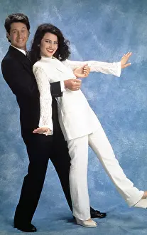 Drescher Prints: THE NANNY, from left, Charles Shaughnessy, Fran Drescher, 1993-99