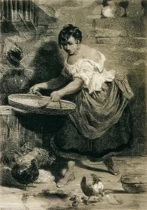 1856 Prints: NANTEUIL, Celestn (1813-1873). Dulcinea del Toboso