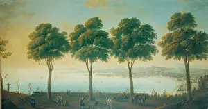 Joli Prints: Naples seen from the Gardens in Portici (Napoli dai giardini di Portici)