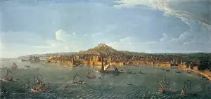 Peacefulness Prints: Naples seen from the Sea (Napoli dal mare)