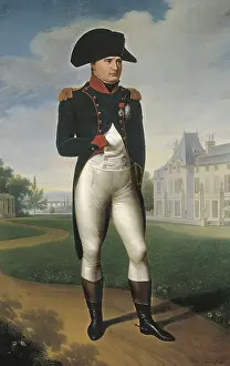 Sunlightportrait Prints: Napoleon I in Front of the Chateau de Malmaison