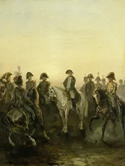 Riders Prints: Napoleon with his Staff, Charles Rochussen