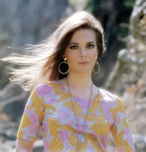 Natalie Prints: NATALIE WOOD, (wearing a Pucci design) ca. 1970
