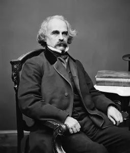 Nathaniel Prints: Nathaniel Hawthorne (1804-64) American novelist who wrote 'The Scarlett Letter