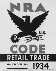 Socialism Prints: National Recovery Administration NRA poster
