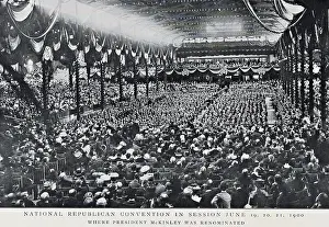 Garlands Prints: National Republican Convention in session