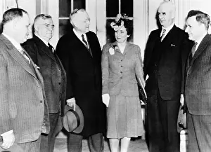 Meany Prints: National War Labor Board at the White House met with President Franklin Roosevelt