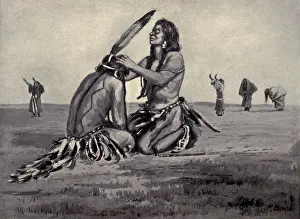 Dance Prints: Native American Ghost Dancers in prayer