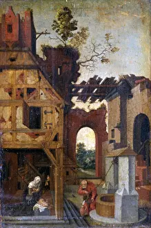 Holy Family Prints: Nativity, after Albrecht Drer, end of the 16th Century