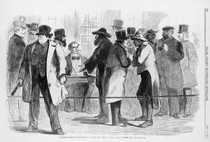 Images Dated 26th April 2010: Naturalization of foreigners, scene in Tammany Hall