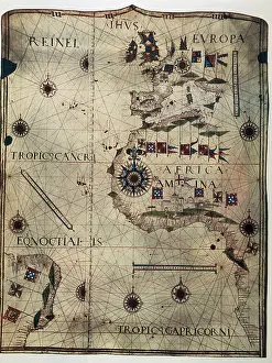Chart Prints: Nautical chart depicting the West Coast of Africa