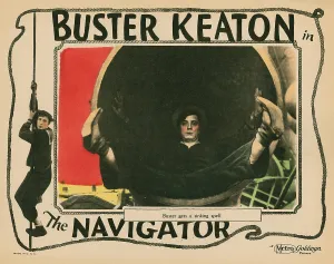 Sailor Prints: THE NAVIGATOR, lobbycard, Buster Keaton, 1924