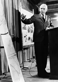 Bi Partisan Prints: Navy Sec. Paul Nitze, at a Pentagon Conference during the Vietnam War, July 22, 1966