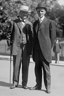 Contract Prints: Navy Secretary Josephus Daniels and Henry Ford announced a contract for 100 Eagle Submarine Patrol Boats in 1918