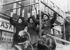 Rs4wn Prints: Nazi Collaborators on a truck under guard of Danish underground partisans