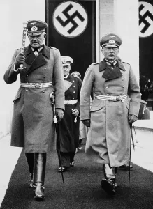 Admirals Prints: Nazi Germany's military commanders in 1937: Defense Minister Werner von Blomberg (left)