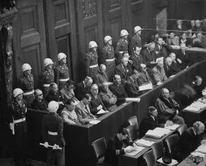 Guards Prints: Former Nazi Germany's military and political leaders on trial at Nuremberg