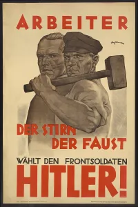 Adolf Prints: Nazi Party poster for the German Presidential election, 1932