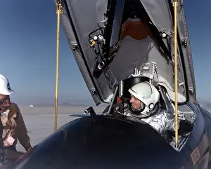 Neil Prints: Neil Armstrong in the cockpit of the X-15
