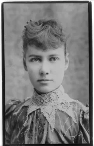 April Prints: Nellie Bly. Elizabeth Cochrane 'Nellie Bly', 1890