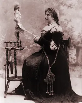 Australian Prints: Nellie Melba (1859-1931) among the top turn of the century opera stars in the role of Marguerite in Gounod's FAUST