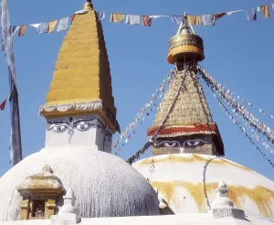 Aisan Prints: NEPAL. CENTRAL. BAGHMATI. Bodnath Stupa. AISA/Everett Collection**US SALES ONLY**