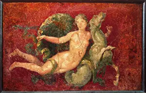 Peacefulness Prints: Nereid on a Sea Horse, by unknown artist