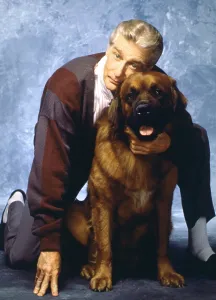 Richard Prints: EMPTY NEST, Richard Mulligan, Bear the dog, (Season 7), 1988-95