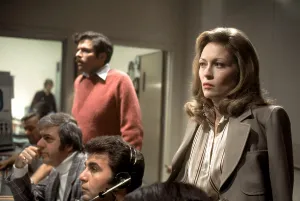 Control Room Prints: NETWORK, Jordan Charney (with headset), Faye Dunaway, 1976