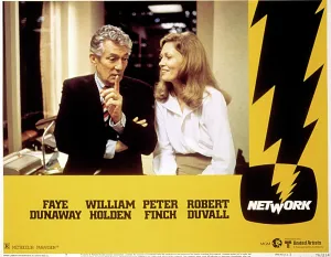 Working Woman Prints: NETWORK, Peter Finch, Faye Dunaway, 1976