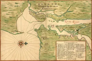 New World Prints: New Amsterdam in 1639. Earliest map shows Manhattan