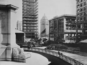 Cityscape Prints: New construction at Geary & Stockton Streets