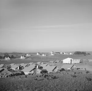 Homes Prints: New Deal Resettlement project, Westmoreland Homesteads, in Pennsylvania, Sept. 1936