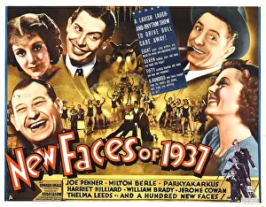 Harriet Prints: NEW FACES OF 1937, from bottom left: Harry Einstein (aka Harry Parke aka Parkyakarkus)