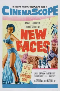 African American Prints: NEW FACES, US poster art, left: Eartha Kitt