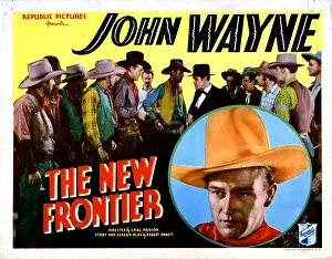 Mepc 1602 Prints: THE NEW FRONTIER, John Wayne, 1935