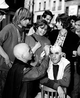 Hair Styles Prints: New hair fashions for the Parisian counterculture