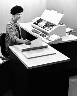 Progress Prints: A new IBM computer, the 6400 magnetic ledger accounting machine