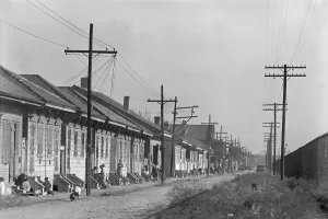 Louisiana Prints: New Orleans, African American street