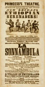 Blackface Prints: New Orleans Ethiopian Serenaders