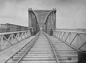 Construction Prints: The new span of the Long Bridge between Washington