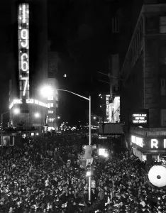Times Square Prints: New Year's Eve celebration in Times Square, New York City, January 1, 1967