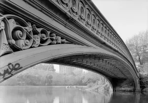 Central Park Prints: New York City, Central Park's Bow Bridge