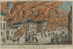 Slaves Prints: New York City fire of September 21-22, 1776, consumed 25% of the city's structures