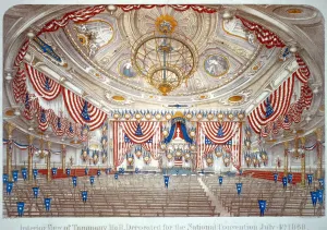 Images Dated 3rd December 2008: New York City. Interior view of Tammany Hall