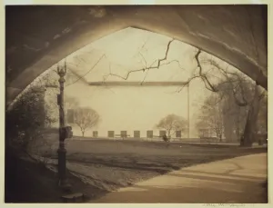 Central Park Prints: New York City, the Metropolitan Museum of Art seen through the Greywacke Arch