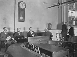 White Collar Prints: Four New York City Police Commissioners in 1895: L-R: Avery Andrews