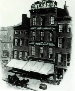 Awning Prints: NEW YORK CITY, R.H. Macy's the first store in New York City