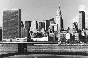 Skyline Prints: New York City Skyline, view from the East River