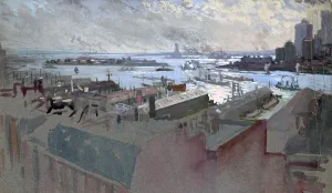 Images Dated 4th December 2008: New York City. View of the Bay